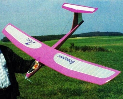 Elektro Pink Glider 78'' Wingspan RC Model Airplane Printed Plans & Templates