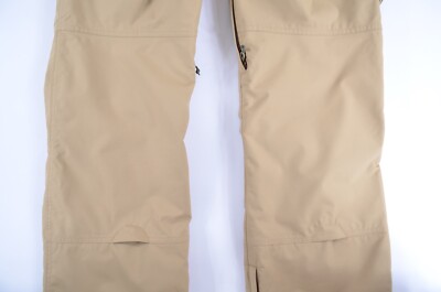 Burton Living Lining SnowBoard Winter Tan-Beige Pants Trouser Mens