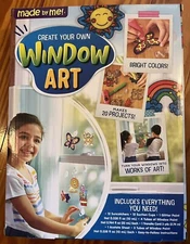 New In Box Horizon Group USA Made By Me Create Your Own Window Art Kids Art Set