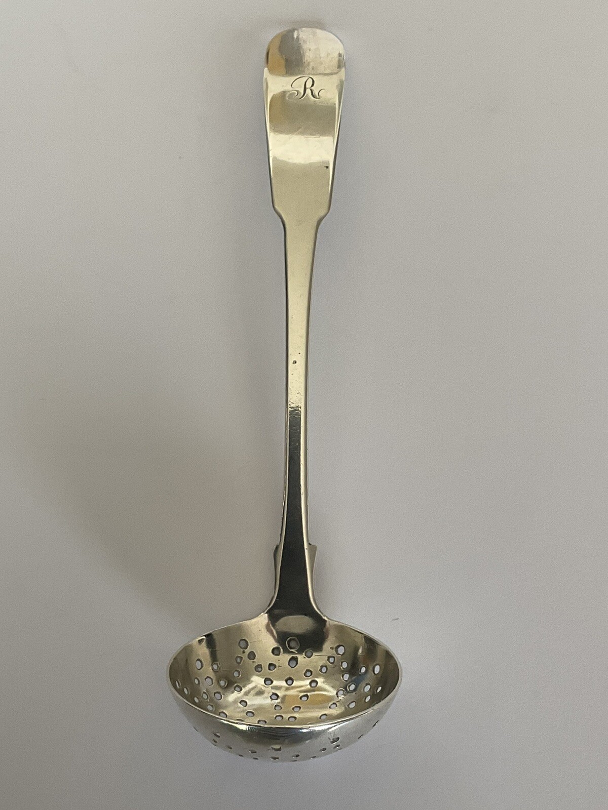 Lovely Scottish Georgian Solid Silver Sugar Ladle by William Peat Edinburgh 1827
