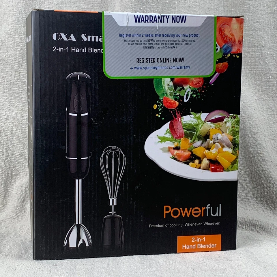 Oxa Smart 2-в-1 мощный ручной блендер из нержавеющей стали погружной миксер 12 скоростей - Изображение 3 из 4