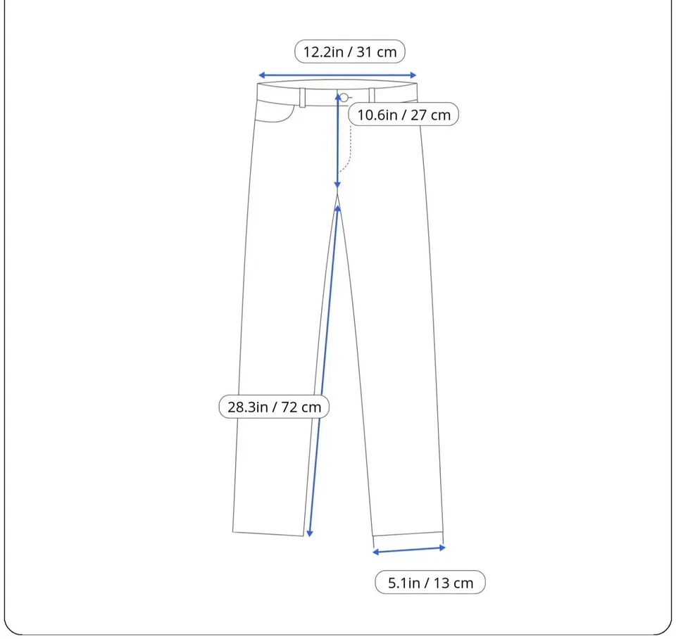 Gas Soraia X Skinny Fit Jeans Damen W25 Dehnbar Reißverschluss Fly Blau - Bild 3 von 4