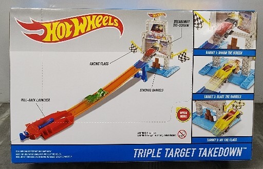 Hot Wheels Triple Target Takedown Track Set 