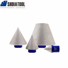 Diamond Cone Bit Milling Chamfer Bevel Holes for Ceramic Tile 20/35/50mm Grinder