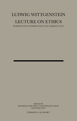 Vortrag über Ethik - Wittgenstein Ludwig
