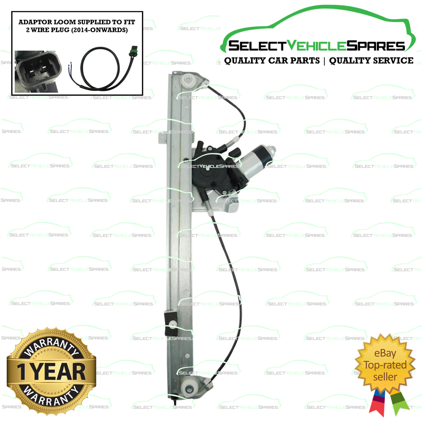 NEW CITROEN RELAY / PEUGEOT BOXER VAN MK3 DRIVERS WINDOW REGULATOR & MOTOR 2014>