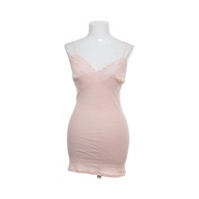 Unterkleid, Größe: S, Pink, Baumwolle, Einfarbig, Rippenstrick, Damen #02a