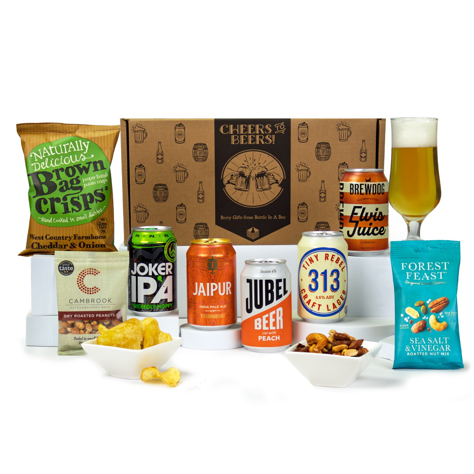 Craft Beer Gift Set | 5 Craft Beers & Snacks for Beer Lovers | Next Day Delivery