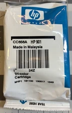 Brand new. Genuine HP 901 Tri-color Ink Cartridge CC656A - exp date unknown 