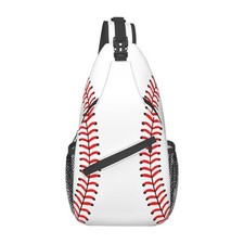 Custom Printed Sling Bag Women Men Crossbody Shoulder Backpack Gym Travel
