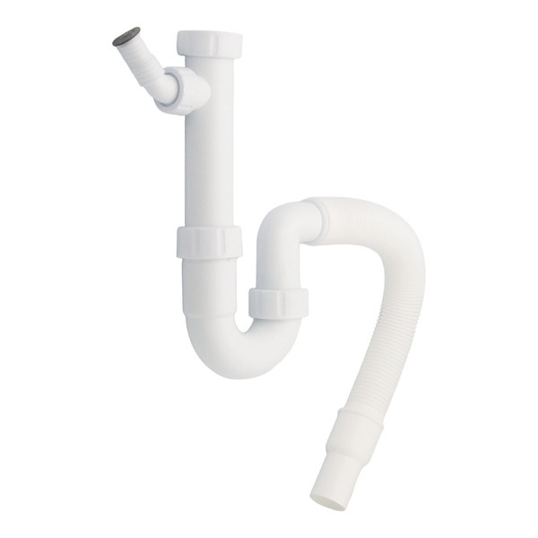 Ablaufgarnitur SpüLensiphon DN40 DN50 Flexibler Schlauch Siphon Sifon SpüLe-image