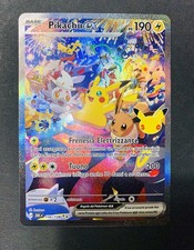 Carta Pokémon Pikachu ex 150/128 Ita 30 Anniversario Pack Fresh NM Italiano