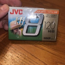 JVC Hi8 Metal 120 Minute Video Camcorder Cassette Tape Blank New Sealed P6-120