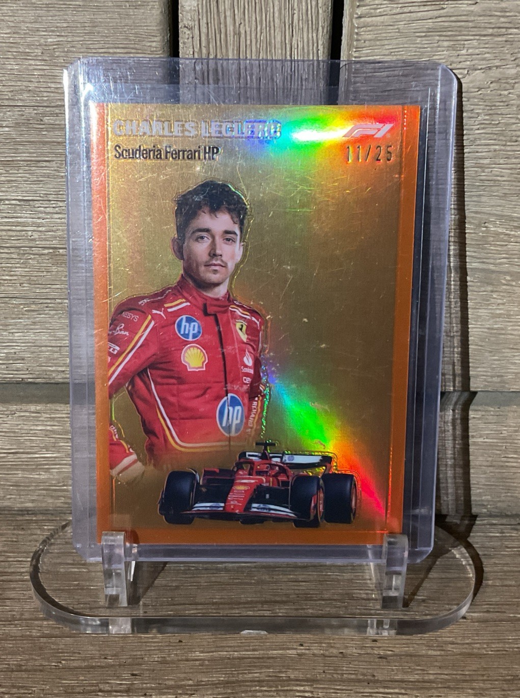 2024 Topps Chrome F1 Charles Leclerc 1954 Orange /25