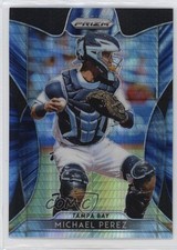 2019 Panini Prizm Tier III Blue Hyper Prizm Michael Perez #260 1g2w