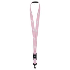 Image of Nike Club Standard Lanyard - Sports - ID Holder - Pink/White