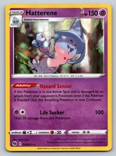 Hatterene 20/73 Holo Rare Champion's Path Pokemon Card - NM