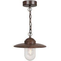 Nordlux Pendelleuchte Luxembourg, E27, IP33, E27 Max. 60W, Metall + Stallglas, R