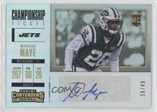 2017 Panini Contenders Championship Ticket 38/49 Marcus Maye #288 Auto 10yu