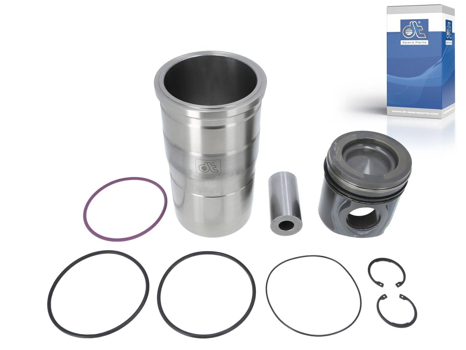 Cylindrée DT Spare Parts 2.90100 chemise de cylindre D131 mm pour moteur de camion