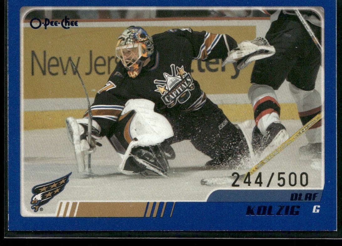 2003-04 O-Pee-Chee - Olaf Kolzig #202 Blue /500 ~ NM-MT ~