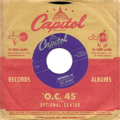 ANTHONY, Ray  (Sentimental Me)  Capitol F923 = SUPER VINTAGE NEAR MINT record