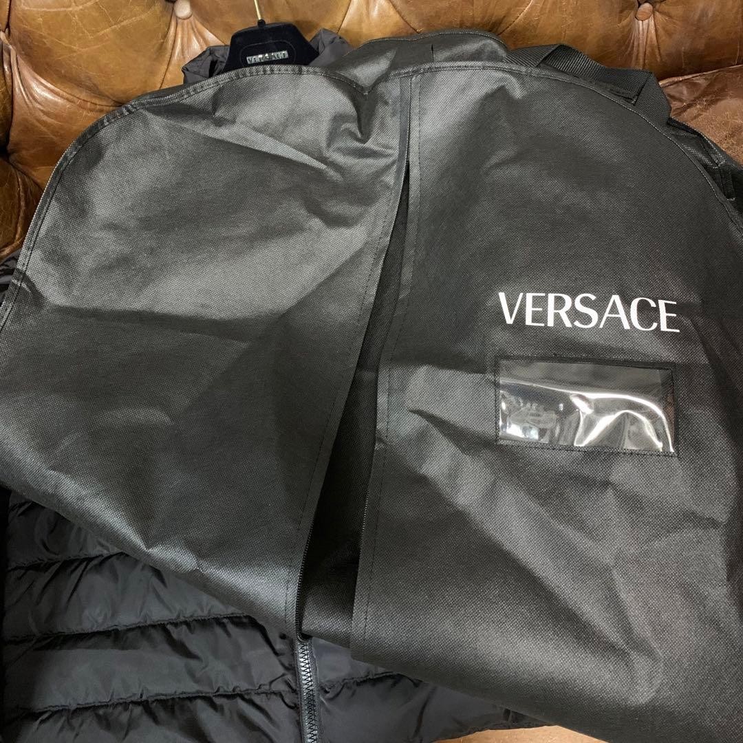 VERSACE DOWN JACKET LOGO / BLACK 52 - image 8