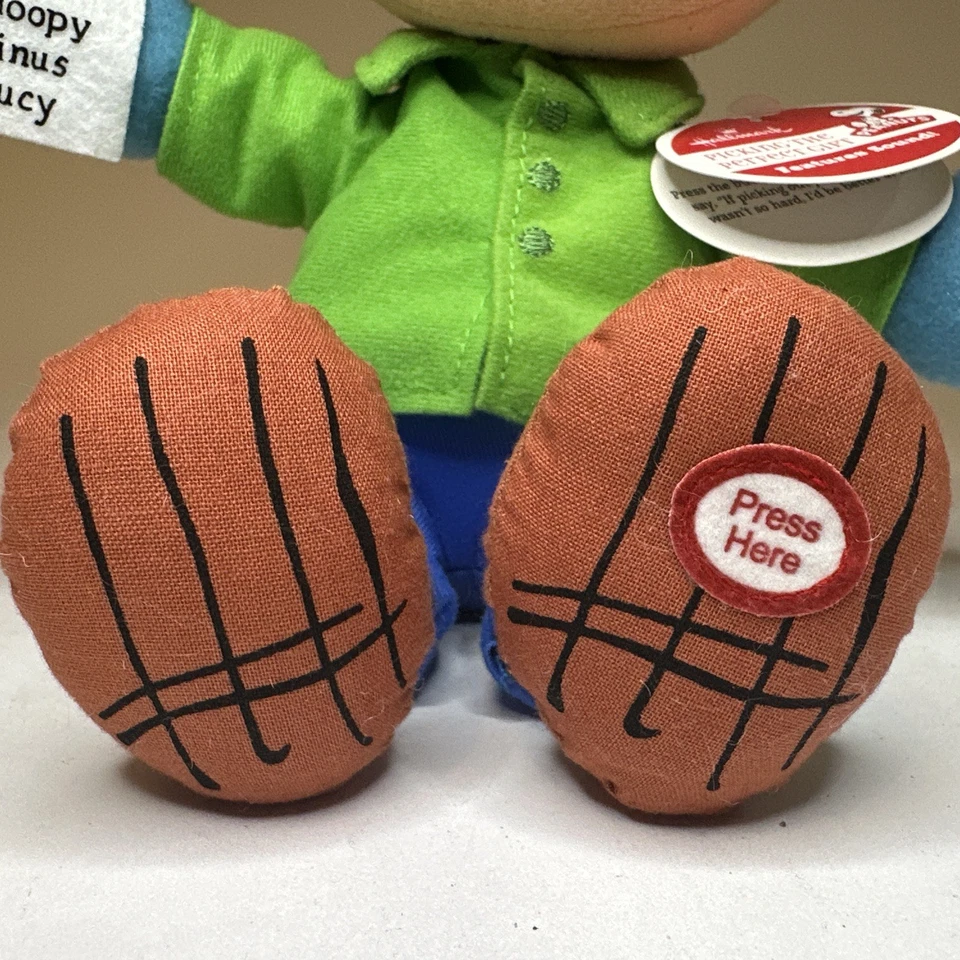 Hallmark Charlie Brown Christmas Plush Picking the Perfect Gift Tested Working - Image 3 of 4