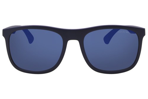 Emporio Armani EA4158 587125 Sunglasses Men's Blue/Dark Grey/AR Blue Lens 57mm - Picture 2 of 5