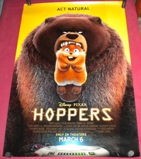 Hoppers Movie Poster 27x40 D/S Piper Curda  Bobby Moynihan Jon Hamm  Dave Franco
