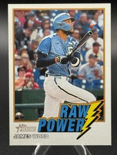 2026 Topps Heritage #RP-JW James Wood Raw Power Insert Card Nationals