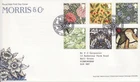 GB Stamps First Day Cover Morris design wallpaper cloth, fabric Flower SHS 2011