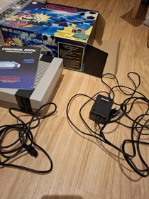 Nintendo NES Super 3 Set Mario Bros. Tetris World Cup con scatola originale - Con accessori 