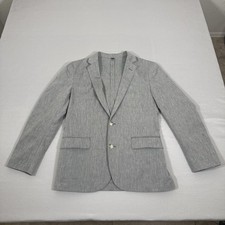 J Crew Blazer Mens 36S Gray Ludlow Stretch 2 Button Slim Suit Jacket Somelos