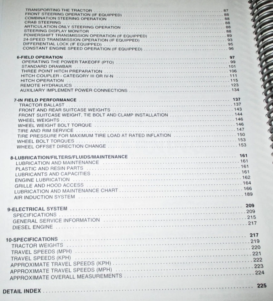 Case IH Steiger STX275 STX325 Tractor Operators Manual 6-6231 8-01 CIH ORIGINAL! - Image 3 of 4