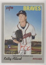 2019 Topps Heritage Real One Red Ink 57/70 Kolby Allard #ROA-KA Rookie Auto RC