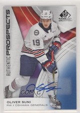 2019-20 Upper Deck SP Game Used CHL Edition Blue Auto Oliver Suni #59 Auto z6b