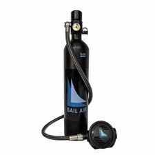 SailAir SOLO 1L Flasche, Regler, Notfalltauchgerät, spareair mit DEUTSCHEM TÜV