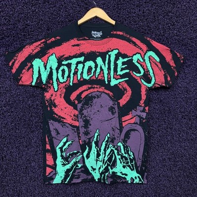 Motionless in White Graveyard Shift All Over Rock T-Shirt Size Medium