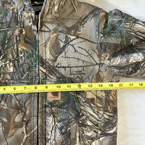 Carhartt Realtree Camouflage Quilt Lined Active Jacket YOUTH Size XXS 4-5 - Picture 8 of 8
