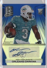2014 Panini Spectra Rookie Auto Blue Prizm 16/49 Orleans Darkwa #269 Auto 0v1
