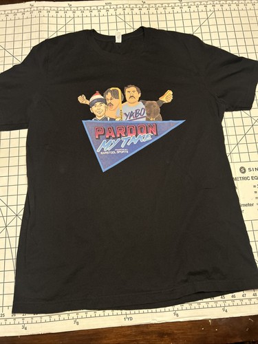 PARDON MY TAKE T Shirt BARSTOOL SPORTS XL/TG 100% Cotton Black Rare