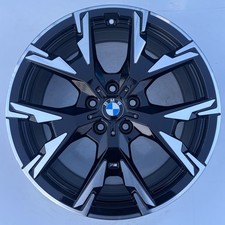 976M 19” Genuine BMW 1 Series F70 M135 Black Diamond Cut Alloy Wheel 8J 5A45267