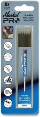 High-Quality 6 Pack Graphite Refills for Pro Holder 2.8mm - Mark with Confidence