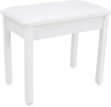 On-Stage Stands KB8802W Keyboard/Piano Bench - White