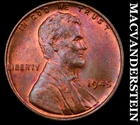 1945 Lincoln Wheat Cent - Choice Gem Brilliant Unc  Color  No Reserve  #K4316