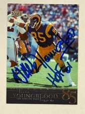 Jack Youngblood signed auto 2001 Upper Deck Legends - Rams