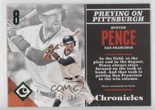 2017 Panini Chronicles Green 109/199 Hunter Pence #12 1u6