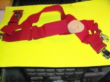 Big and Tall Suspenders - RED Suspenders for Men'S Jeans  Pants NEW AH A22