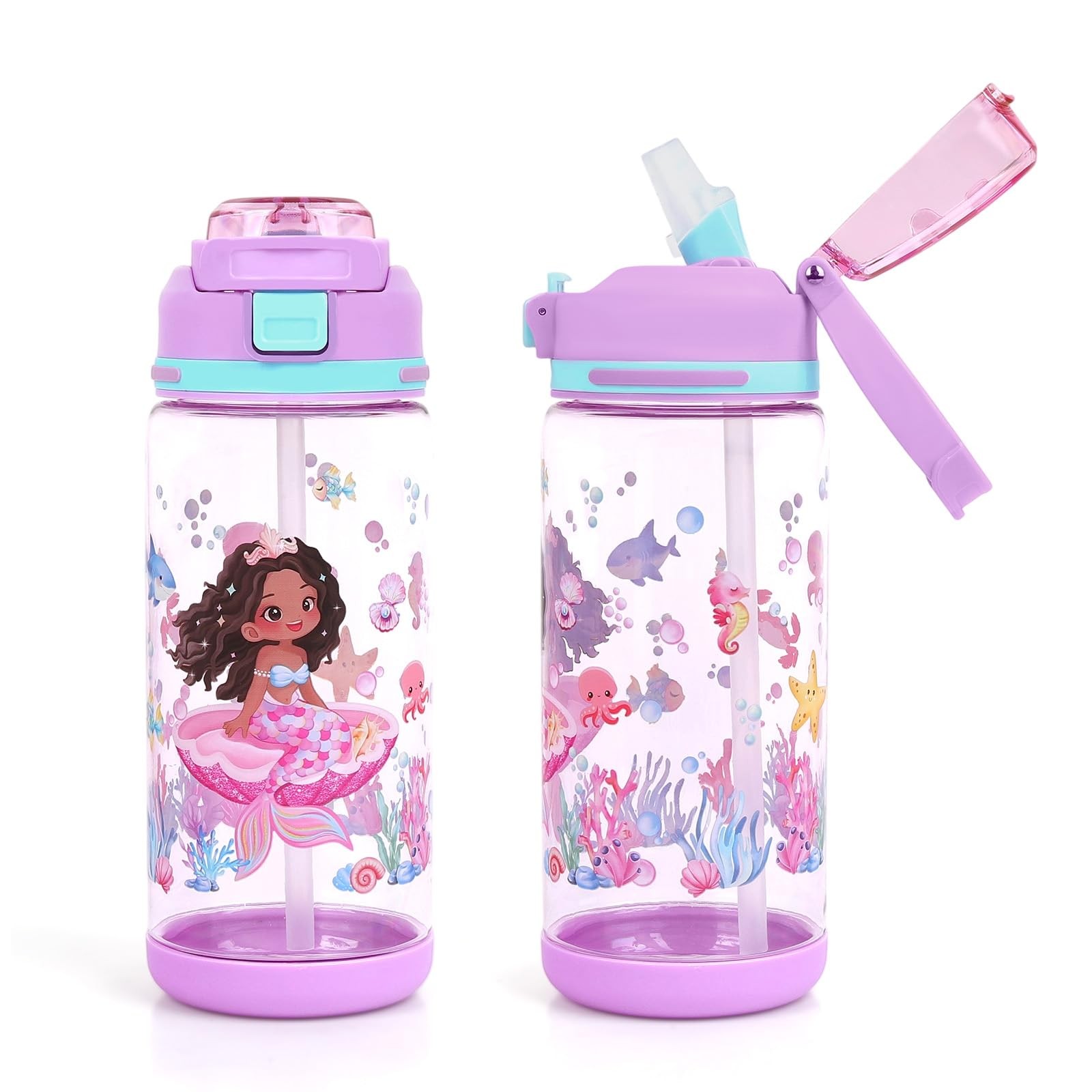 20oz Durable Leak-proof Plastic Water Cup For Kids Toddlers...